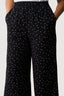 Mono Geo Border Hem Wide Leg Trousers
