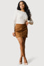 Tan Suede Skirt