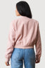 Pink Brushed Bomber Jacket