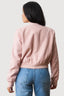 Pink Brushed Bomber Jacket