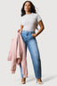 Pink Brushed Bomber Jacket