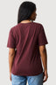 Rust Brown Basic Oversized Cotton Tee