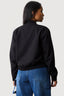 Black Pocket Detail Bomber Jacket