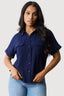 Navy Double Pocket Shirt