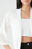 White Crochet Kimono Cardi