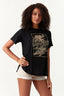 Black Passion Zebra Panel Tee - Select Fashion