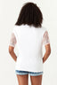 Optic White Lace Sporty Tee