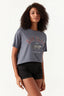 Metal Grey San Fran Leopard Tee