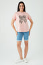 Pink Animal Bow Tee