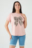 Pink Animal Bow Tee