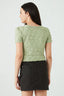 Spring Sage Web Jacquard Tee