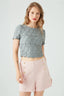 Silver Web Jacquard Tee