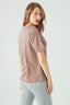 Tan Basic Oversized Cotton Tee