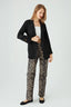 Black Edge to Edge Textured Soft Jacket