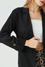 BLACK EDGE TO EDGE TEXTURED SOFT JACKET