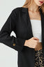 Black Edge to Edge Textured Soft Jacket