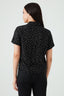 Mono Spot Print Double Pocket Shirt