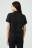 Mono Spot Print Double Pocket Shirt