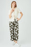 Ecru Tie Front Waffle Cardi