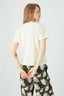 Ecru Tie Front Waffle Cardi