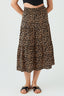 Multi Crinkle Tiered Midi Skirt