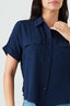 Navy Double Pocket Shirt