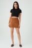 Tan Suede Skirt