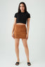 Tan Suede Skirt