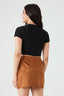 Tan Suede Skirt