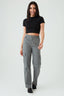 Charcoal Straight Leg Cargo Trousers