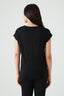Mono Geo Print Mix Fabric Top
