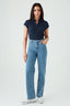 Midwash Braid Waist Belt Jeans