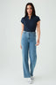 Midwash Braid Waist Belt Jeans