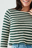 Multi Stripe Cut & Sew Long Sleeve Top