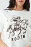 Ivory Rodeo Cowgirl Slogan Tee