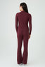 Plum Crinkle Flares