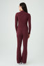 Plum Crinkle Flares