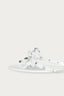 White Stud Bow Jelly Sandals - Select Fashion
