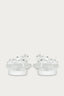White Stud Bow Jelly Sandals - Select Fashion