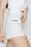 Light Grey Marl Cargo Shorts - Select Fashion