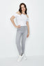 Optic White Rib Bardot Top - Select Fashion