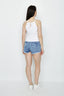 Optic White Crochet Trim Halter Neck Vest - Select Fashion