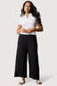 Mono Geo Border Hem Wide Leg Trousers