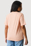 Spring Peach Basic Oversized Tee