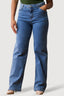 Midwash Braid Waist Belt Jeans