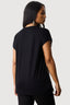 Mono Geo Print Mix Fabric Top