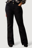 Washed Black 2 Button Bootcut Jean