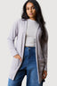 Grey Mix Rib Cardigan