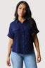 Navy Double Pocket Shirt