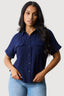 Navy Double Pocket Shirt